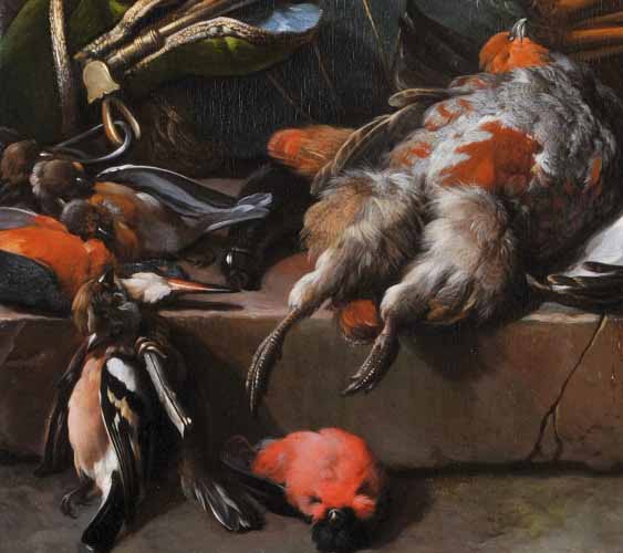 Still life with birds